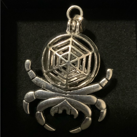 Jewelry - Spooky spider Pearl cage